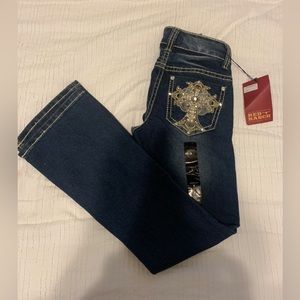 “Red Ranch” Boot cut denim jeans